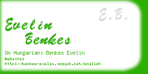 evelin benkes business card